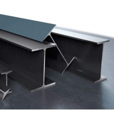 Двутавр нержавеющий г/к AISI 316 IPN 100 (INP) 80х42х3,9х5,9 мм DIN 1025-3